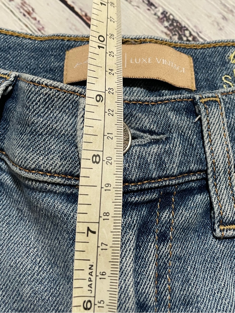 7 For All Mankind Luxe Vintage "The Ankle Skinny" Jeans. Size 27. - Picture 9 of 11